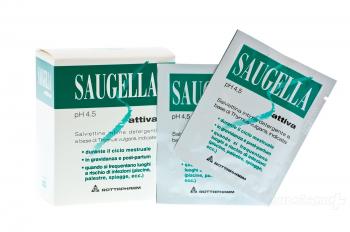 SAUGELLA Attiva Salviettine Intime pH 4,5